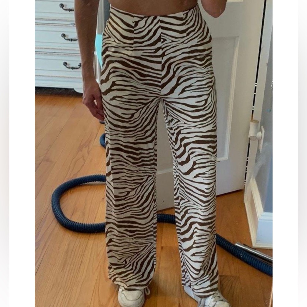 SHEIN tiger woven pants